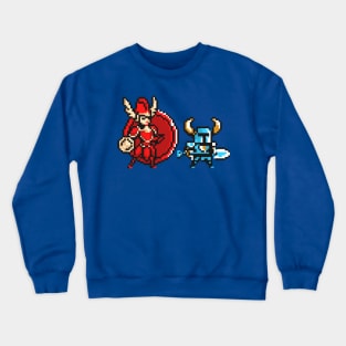 Pixel Shield and Shovel Knight Crewneck Sweatshirt